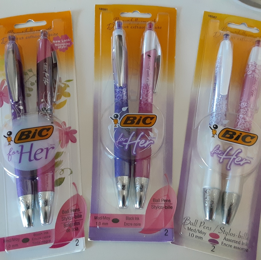 Bic for her pens collection